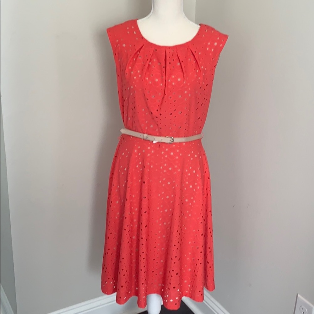 women’s coral dress
